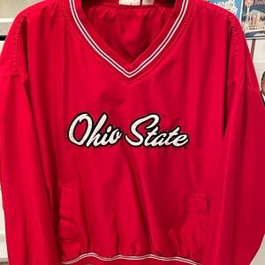 Red Cozy Sweater with Ribbed Detailing